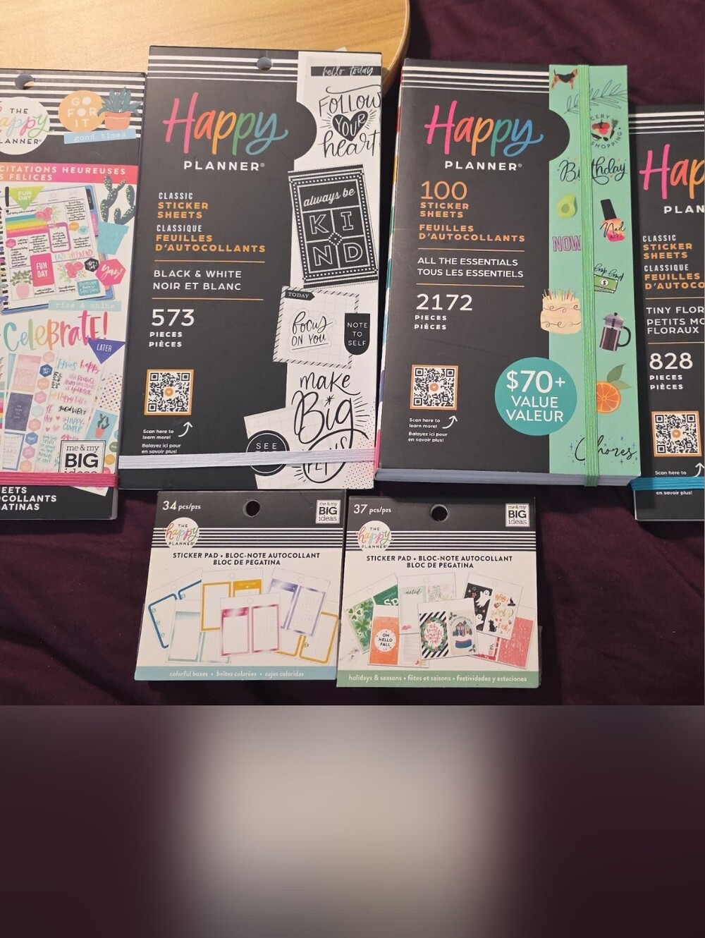 The Happy Planner Sticker Sheet Book Bundle